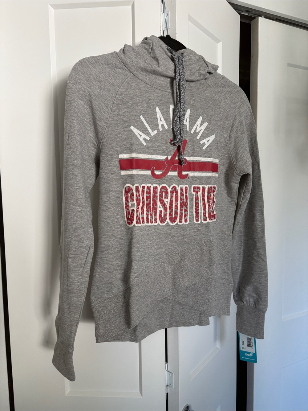 NWT [Gen2] Alabama Crimson Tide NCAA Flow Hoodie Hooded Sweatshirt Juniors S 3/5 - Picture 4 of 12
